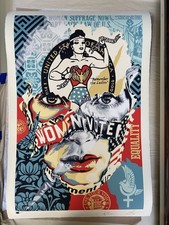 Sandra Chevrier X Shepard Fairey - The Beauty Of Liberty And Equality *In Hand*