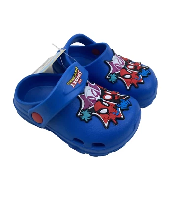 Baby Sandals Shoes Size 5/6 Small Boys Spiderman Blue Ankle Strap Children Kids - Image 1 of 4