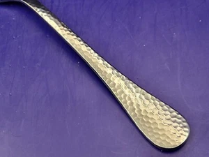 Wallace Brooklyn Hammered Glossy China Stainless Flatware Choice Silverware - Picture 1 of 7