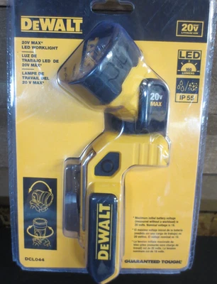 DeWALT 20 Volts, 160 Lumens, Cordless Work Light DCL044 - Image 1 of 2