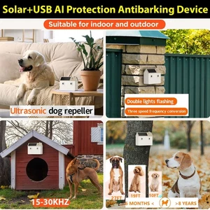 Ultrasonic Dog Repeller Anti Bark Device Stop Barking Humane Pet Training Tool - Picture 1 of 19