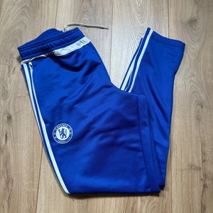 Adidas Mens Chelsea FC Training Sweatpants Chelsea Blue/White Large - Picture 1 of 12