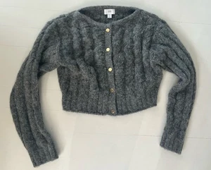 GAP x Cult Gaia anthrazitgrauer Cardigan Pullover mit Knopfleiste Gr. XXS nie getragen - Bild 1 von 3