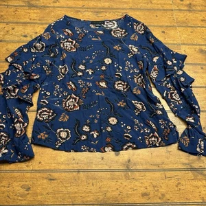 Blusa Sanctuary Top Mujer Floral Multi Manga Larga Talla M - Imagen 1 de 3