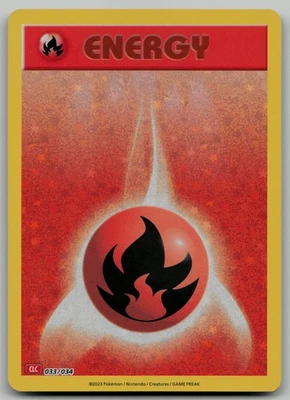 Basic Fire Energy Classic Collection Trading Card Game Classic 033/034 NM - Image 1 of 2