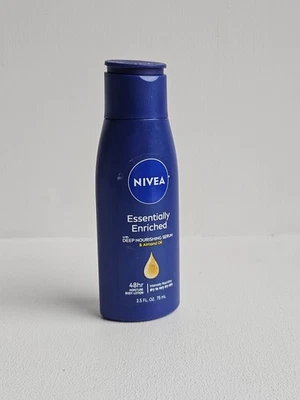 3 Pack Nivea Essentially Enriched Body Lotion 2.5 oz Travel Size Almond Oil - Image 1 of 4