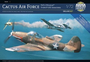 Arma Hobby 70049 - 1:72 Cactus Air Force F4F-4 Wildcat + P-400/P-39D Airacobra o - Imagen 1 de 18
