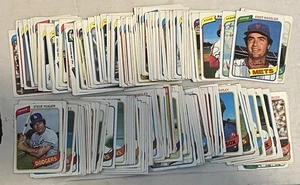 169 verschiedene 1980 Baseball Commons + 21 Hall Of Famers - Bild 1 von 3