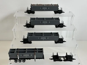 Trix 24008 HO Set of 4 Arbeitskreis Float Pipe Container Cars Wagons - Picture 1 of 6