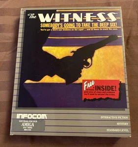 Infocom The Witness for Amiga Completo En Caja Disco 3 1/2" - RARO 1984 - Imagen 1 de 17