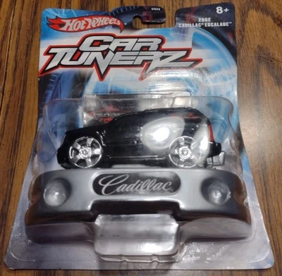 Hot Car Tunerz Hot Wheels 2002 Cadillac Escalade negro KMC ruedas Alpine sellado Foto 1 de 3