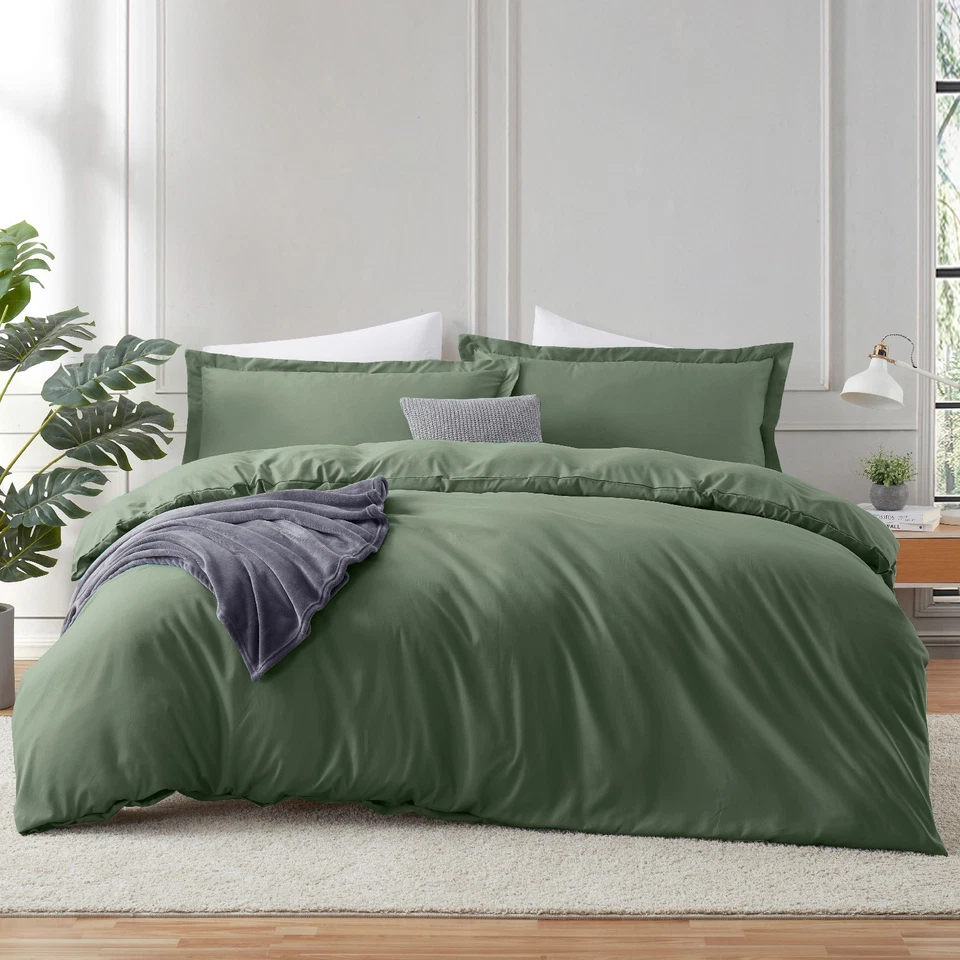 7-Piece Bedding Set with Duvet Cover & Fitted Sheet – Soft & Breathable - Image 1 of 1