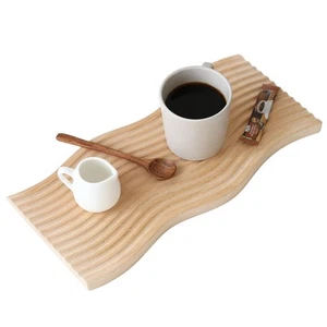 Wood Serving Tray Decorative Tray Wood Trays Wooden Breakfast Tray Kitchen Se... - Picture 1 of 7