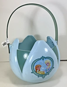 Disney FROZEN Elsa Anna Halloween Caramelo Mini Niño Juguete Cubo de Plástico COMO ESTÁ - Imagen 1 de 9