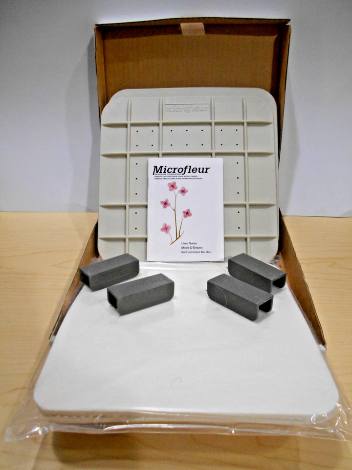 Microfleur 9" Prensa de Flores MAX Microondas Artesanía Arte Suministro Kit Almohadillas Ropa NUEVO Foto 1 de 4