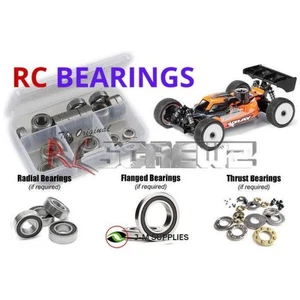 RCScrewZ Rubber Shielded Bearings xra166r for XRAY XB8 2024 1/8 (#350019) | KIT - Picture 1 of 14