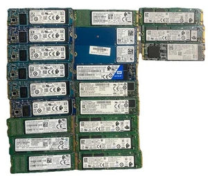 Lot of 21 Mixed Brands Toshiba KSG60ZMV256G 256GB 2280 Gen3 M.2 Internal SSD - Picture 1 of 4