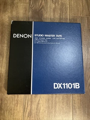Denon DX1101B Studio Master Tape CAJA VACÍA Caja de repuesto Foto 1 de 4