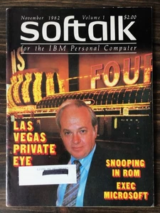 1982 November - Softtalk Magazine for the IBM Personal Computer - Picture 1 of 3