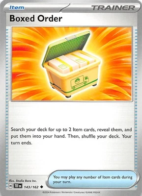 Boxed Order 143/162 SV05 Temporal Forces Pokemon 007744 - Image 1 of 2