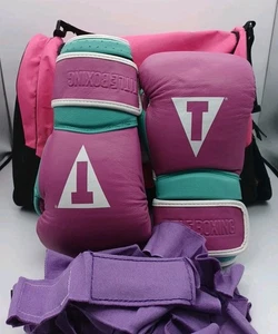 Title Boxing 12oz Gloves, Hand Wraps and Bag - Picture 1 of 4
