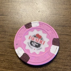 Ficha de casino Papadice Riverboat de $2,50 - Imagen 1 de 2