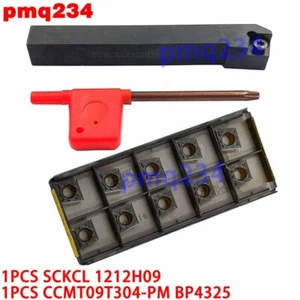 Soporte de torneado externo CNC SCKCL1212H09 12 mm + insertos CCMT09T304-PM BP4325 - Imagen 1 de 6