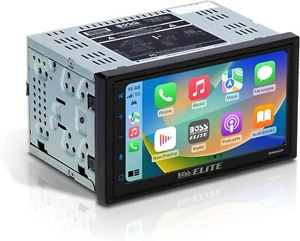 Boss 6.75" Touchscreen Double Din Car Stereo Receiver Apple CarPlay Android Auto - Picture 1 of 24