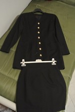 Tailleur donna gonna con bottoni gioiello