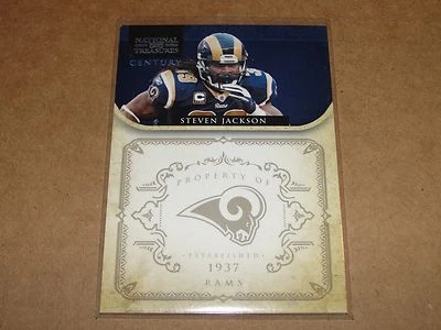 2011 National Treasures STEVEN JACKSON #138 Silver SP/25 RAMS Oregon St BEAVERS - Image 1 of 2