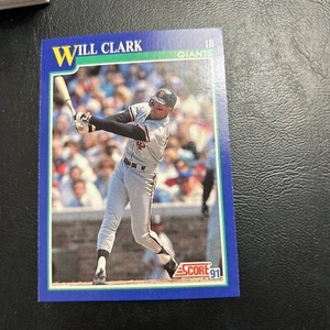 B101 1991 Score #7 Will Clark San Francisco Giants - Picture 1 of 2