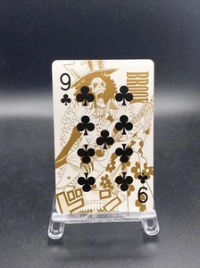 Brook Club Nine One Piece Japan Limited Film Gold Playing Cards - Picture 1 of 7