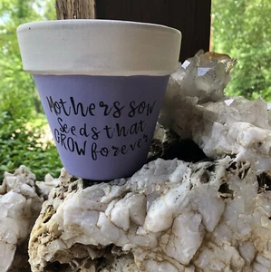 Mothers Sow Seeds That Grow Forever Succulent Planter, Mother’s Day Planter - Picture 1 of 3