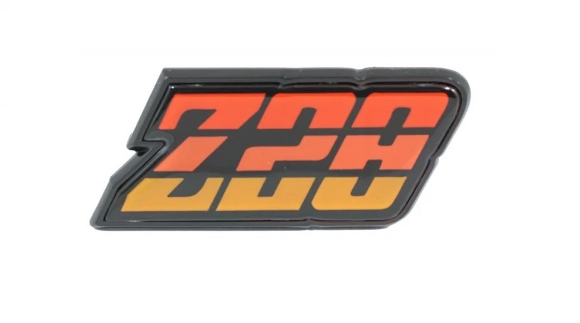 Сделано в США! 1980-81 Camaro газа/топлива двери эмблема "Z/28", оранжевый новый отделки�запчасти! - Изображение 1 из 1