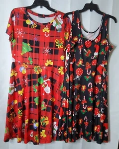 MALIST OR FENSACE CHRISTMAS DRESS SIZE XL - Picture 1 of 13