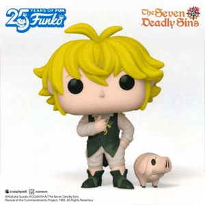 Funko POP! Anime Seven Deadly Sins - Meliodas with Hawk Figure #1497! - Picture 1 of 7