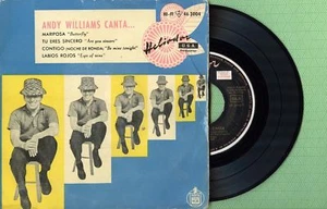 ANDY WILLIAMS / Butterfly - Contigo / HELIODOR 46-3004 Pressing Spain 1959 EP VG - Picture 1 of 5