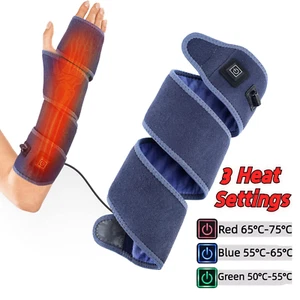 Extra Long Heating Pad Wrap for Pain Relief Wrist Arm Ankle Elbow Leg Sleeve Pad - Picture 1 of 12