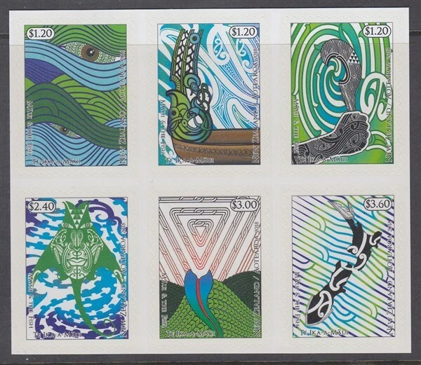 NEW ZEALAND MINT SET 2018 MAUI & THE FISH SHEETLET (x6) (ID:NZSB2891M) - Image 1 of 1