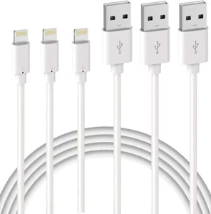 Quntis Lot de 3 Câble de Chargeur iPhone MFi Certifié Câble - Photo 1/6