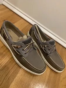 Sperry Rosefish Textured Slip-On Lace Boat Shoe 7 - Picture 1 of 12