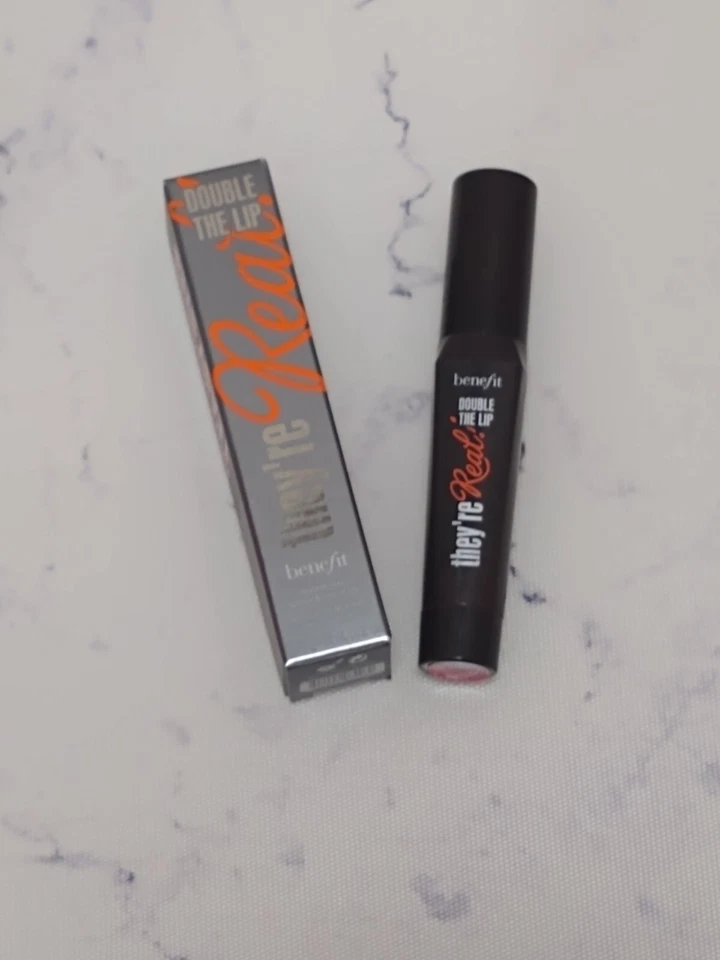 2x Benefit They're Real Double The Lip Lipstick Liner Pink Thrills .02 Each