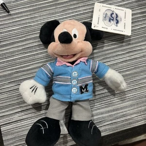 Disney Store 30th Anniversary Mickey Mouse Plüsch Puppe Guss Exklusiv Neu - Bild 1 von 1