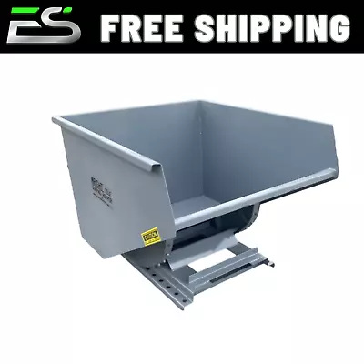 2 YD WRIGHT SELF DUMPING HOPPER-TRASH-RECYCLING HOPPER-DUMPSTER-免运费 — 第 1/4 张图片