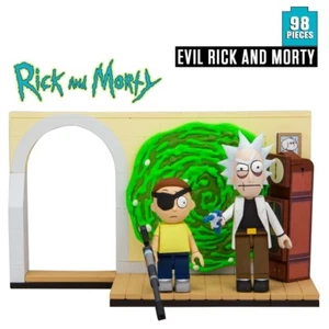 Rick and Morty Construible EVIL RICK AND MORTY Pequeño Juego de Construcción 98 piezas (NUEVO) - Imagen 1 de 7