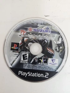 suzuki tt superbikes ps2 disc only HEAVILY SCRATCHED - Picture 1 of 2