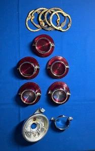 1964 OEM Chevy Impala ss Tail Light / Back up Lenses - Picture 1 of 7