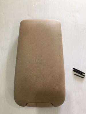 01-04 Mercedes Benz C280 C320 C230 W203 Armrest Arm Console Tan - Image 1 of 4