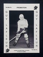 GUY LAFLEUR PROMO CARD 1992 QUEBEC PEE WEE INTERNATIONAL TOURNAMENT NO P1  35530