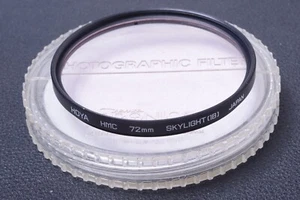 ✅ HOYA HMC SKYLIGHT 1B 72MM FILTER GENUINE LENS OR CAMERA SCREW W/ KEEPER 30-2 - Picture 1 of 2